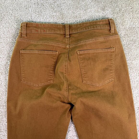 Talbots Simply Flattering Collection Sz 10 Jegging Jean Stretch Brown 32x27 F062 - Picture 8 of 13